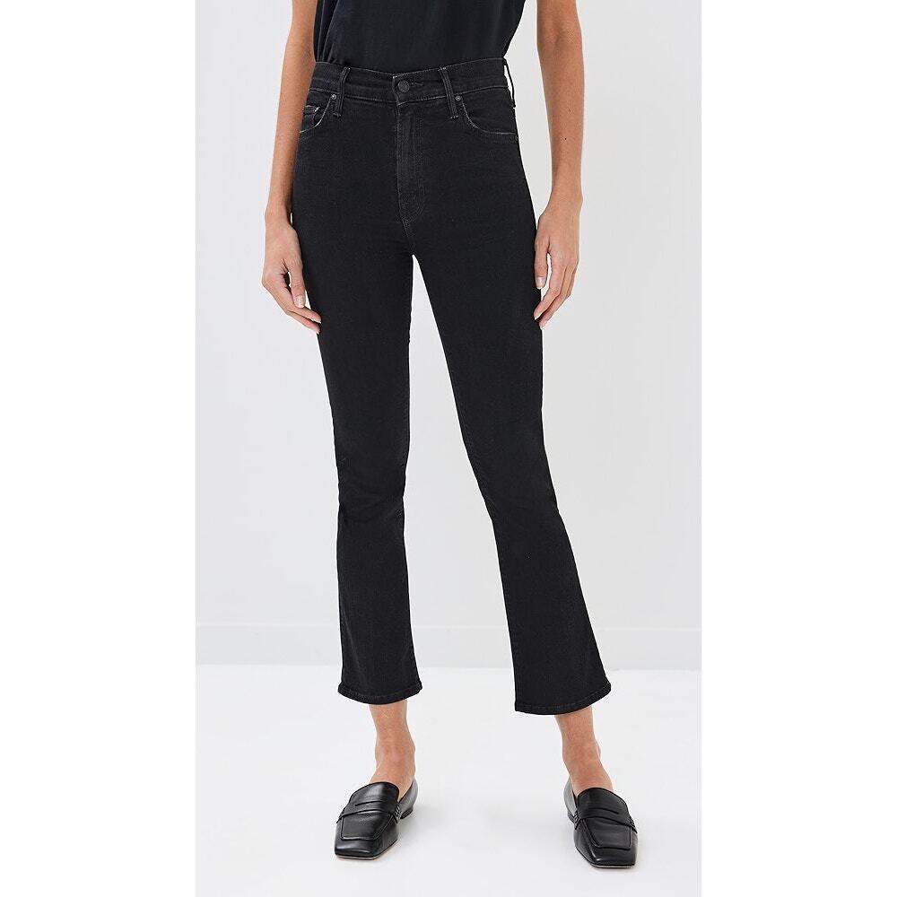 Mother Denim The Insider Crop High Rise Jeans in Not Guilty Wash, Size 28